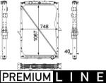 MAHLE Radiator, racire motor MAHLE CR 819 000P (CR 819 000P)