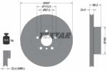 TEXTAR Disc frana TEXTAR 92326805 (92326805)
