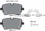 TEXTAR Set placute frana TEXTAR 2626701 (2626701)