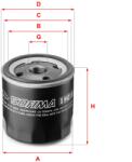 SOFIMA Filtru ulei SOFIMA S 9431 R (S 9431 R) - fixbox