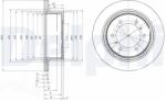 DELPHI Disc frana DELPHI BG3105 (BG3105) - fixbox