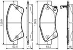 Bosch Set placute frana BOSCH 0 986 495 106 (0 986 495 106)