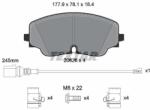 TEXTAR Set placute frana TEXTAR 2062601 (2062601)