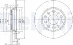 DELPHI Disc frana DELPHI BG3674C (BG3674C) - fixbox