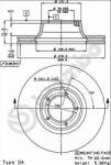 BREMBO Disc frana BREMBO 09.2943. 10 (09.2943.10)
