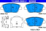 ATE Set placute frana ATE 13.0460-5660.2 (13.0460-5660.2)