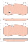 TRW Set placute frana TRW GDB1733 (GDB1733)