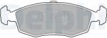 DELPHI Set placute frana DELPHI LP1549 (LP1549)