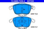 ATE Set placute frana ATE 13.0460-7230.2 (13.0460-7230.2)