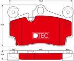 TRW Set placute frana TRW GDB1653DTE (GDB1653DTE)