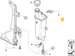 Original Bmw Vas de expansiune, racire ORIGINAL BMW 17117573781