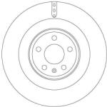 TRW Disc frana TRW DF6343S - fixbox