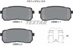 TEXTAR Set placute frana TEXTAR 2459901 (2459901) - fixbox