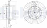 DELPHI Disc frana DELPHI BG3396 (BG3396) - fixbox