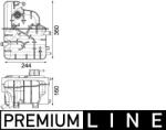 MAHLE Vas de expansiune, racire MAHLE CRT 225 000P (CRT 225 000P)