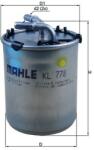 MAHLE Filtru combustibil MAHLE KL 778 (KL 778) - fixbox