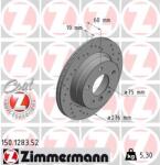 ZIMMERMANN Disc frana axa spate ZIMMERMANN 150128352 (150.1283.52)