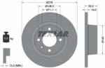 TEXTAR Disc frana TEXTAR 92107900 (92107900) - fixbox