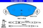 ATE Set placute frana ATE 13.0460-3998.2 (13.0460-3998.2)