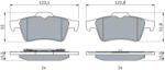 Bosch Set placute frana BOSCH 0 986 494 032 (0 986 494 032)