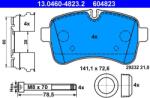 ATE Set placute frana ATE 13.0460-4823.2 (13.0460-4823.2)