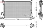 DENSO Radiator, racire motor DENSO DRM09174 (DRM09174) - fixbox