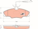 TRW Set placute frana TRW GDB1193 (GDB1193)