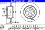 ATE Disc frana spate Land Rover Freelander 2 ATE 24.0120-0218.1 (24.0120-0218.1)