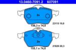 ATE Set placute frana ATE 13.0460-7091.2 (13.0460-7091.2)