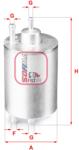 SOFIMA Filtru combustibil SOFIMA S 1841 B (S 1841 B) - fixbox