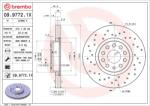 BREMBO Disc frana BREMBO 09.9772. 1X (09.9772.1X)