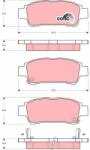 TRW Set placute frana TRW GDB3249 (GDB3249)