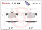 BREMBO Set placute frana BREMBO P 85 124X (P 85 124X)