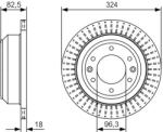 Bosch Disc frana BOSCH 0 986 479 U29 (0 986 479 U29) - fixbox