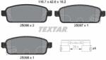 TEXTAR Set placute frana TEXTAR 2509606 (2509606) - fixbox