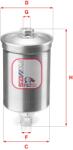 SOFIMA Filtru combustibil SOFIMA S 1507 B (S 1507 B) - fixbox
