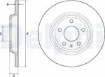 DELPHI Disc frana DELPHI BG4800C (BG4800C) - fixbox