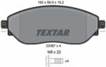 TEXTAR Set placute frana axa fata TEXTAR 2208701 (2208701)