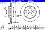 ATE Disc frana spate Toyota Auris, Corolla ATE 24.0110-0337.1 (24.0110-0337.1)