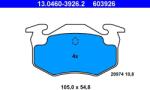 ATE Set placute frana ATE 13.0460-3926.2 (13.0460-3926.2)