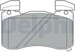DELPHI Set placute frana DELPHI LP3396 (LP3396)