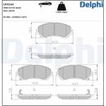 DELPHI Set placute frana DELPHI LP3144 (LP3144)