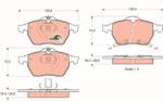 TRW Set placute frana TRW GDB1342 (GDB1342)