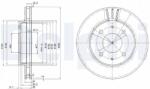 DELPHI Disc frana DELPHI BG3202 (BG3202) - fixbox