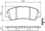 Bosch Set placute frana BOSCH 0 986 494 501 (0 986 494 501)