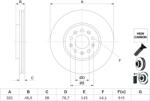 Bosch Disc frana BOSCH 0 986 479 F03 (0 986 479 F03) - fixbox