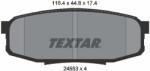 TEXTAR Set placute frana TEXTAR 2465301 (2465301)