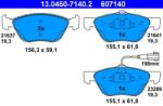 ATE Set placute frana ATE 13.0460-7140.2 (13.0460-7140.2) - fixbox