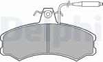 DELPHI Set placute frana DELPHI LP378 (LP378)