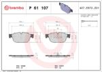 BREMBO Set placute frana BREMBO P 61 107 (P 61 107)